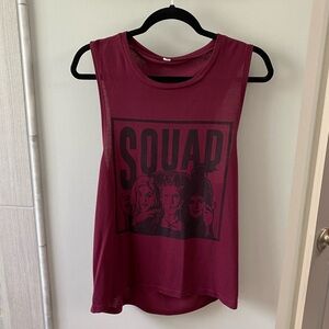 Hocus Pocus Squad Tee Womens SZ M No tag. Maroon.